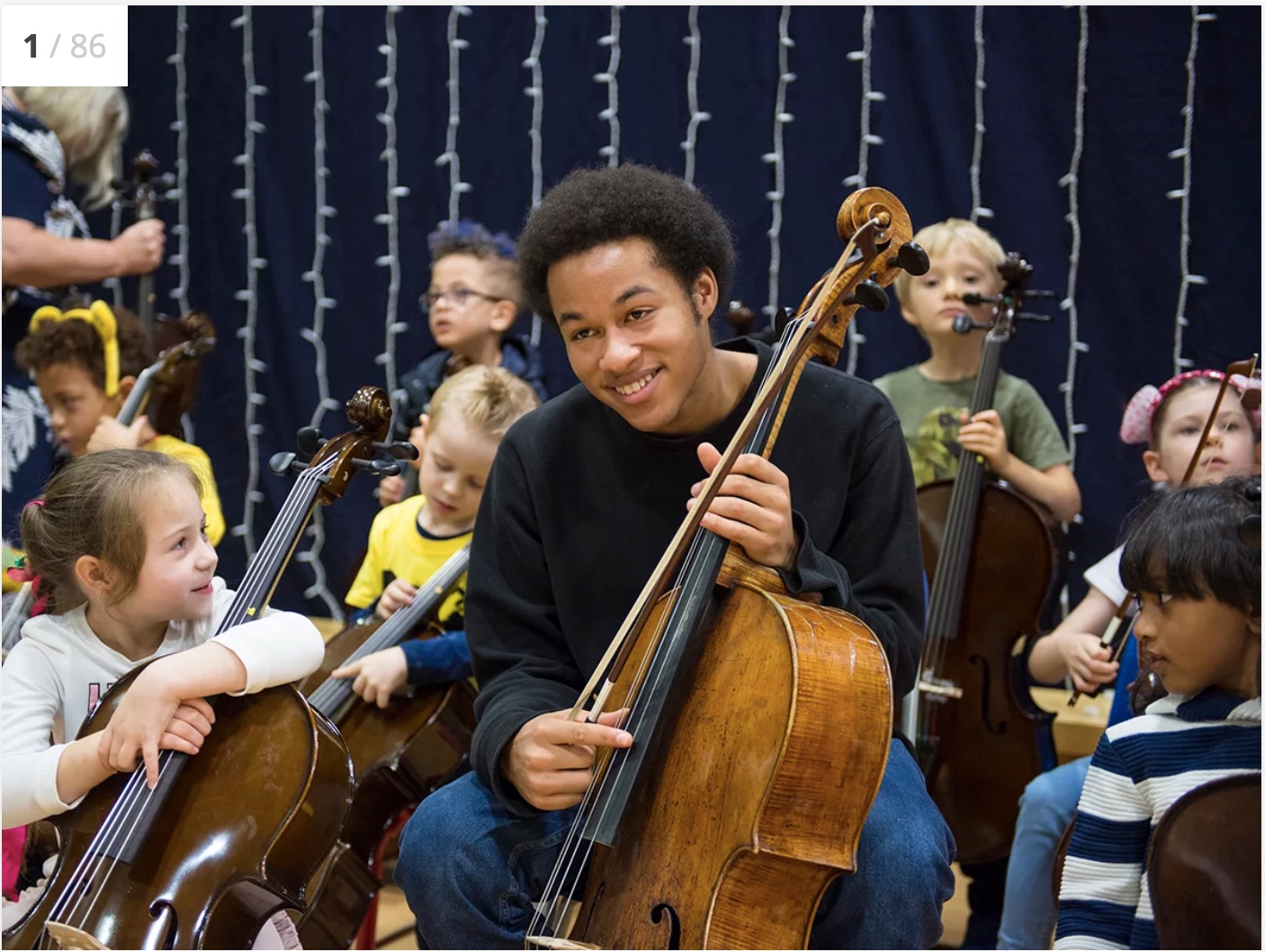 Musician Inspiring the Next Generation of Cellist True Hearts Unite
