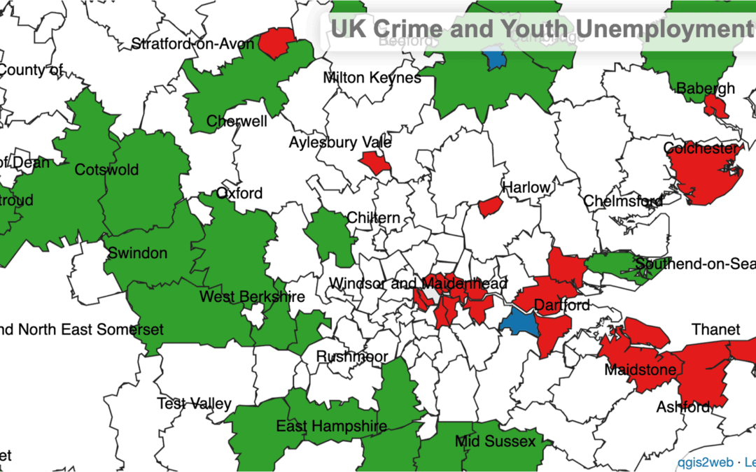 Proof of Youth Unemployment Linked to Crime by Area